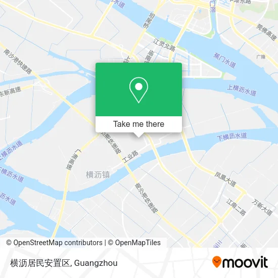横沥居民安置区 map