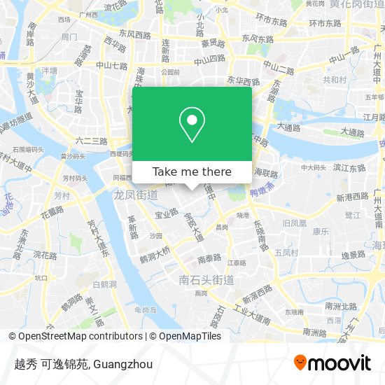 越秀 可逸锦苑 map