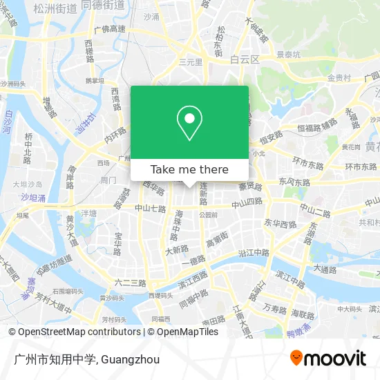 广州市知用中学 map