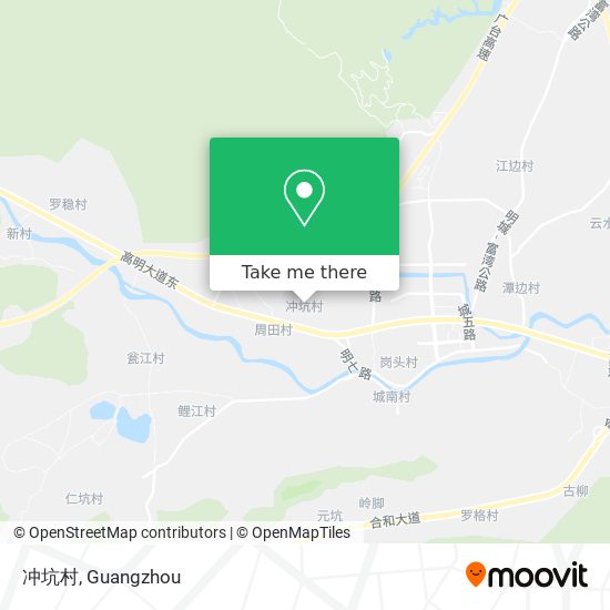冲坑村 map