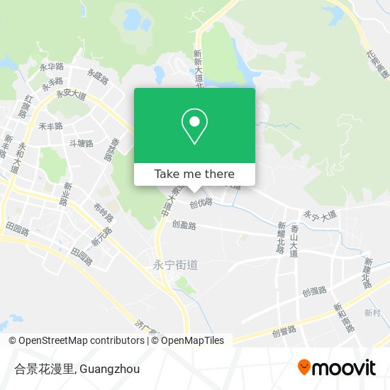合景花漫里 map