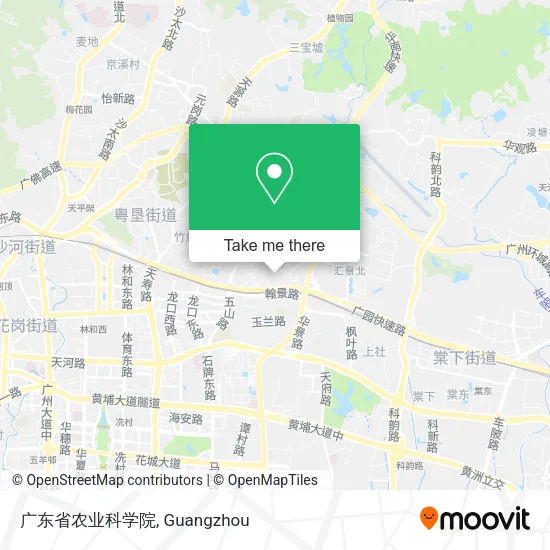 广东省农业科学院 map