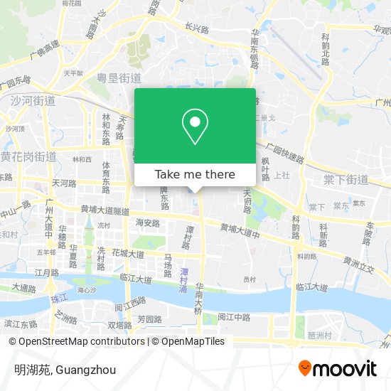 明湖苑 map