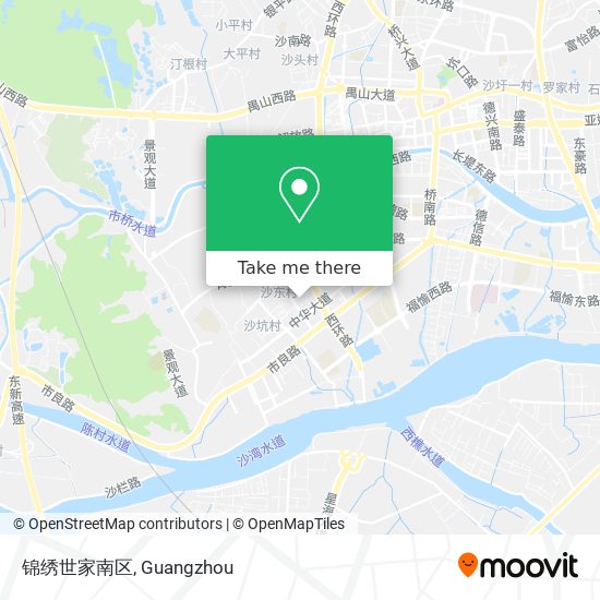锦绣世家南区 map