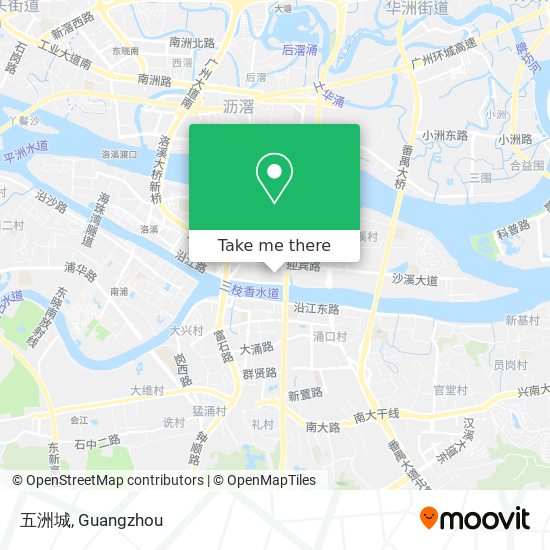 五洲城 map