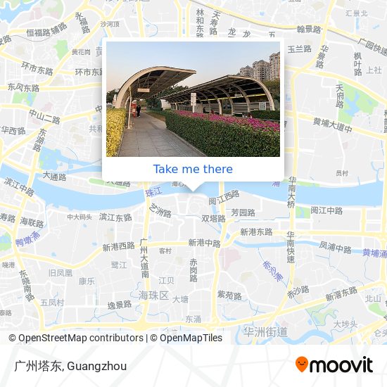 广州塔东 map
