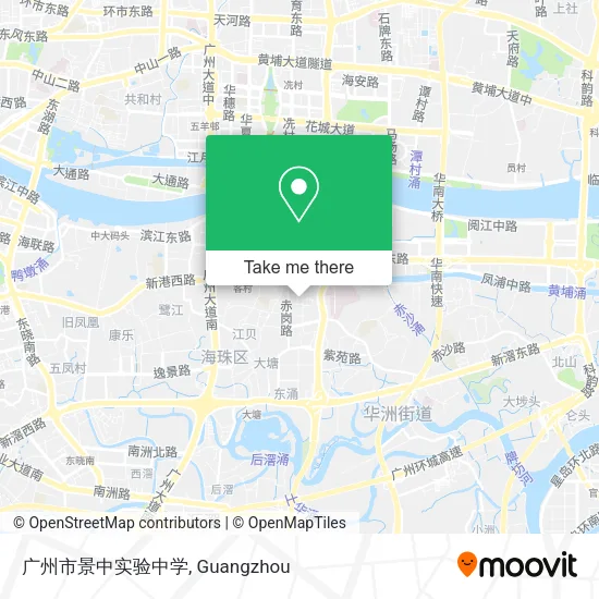 广州市景中实验中学 map