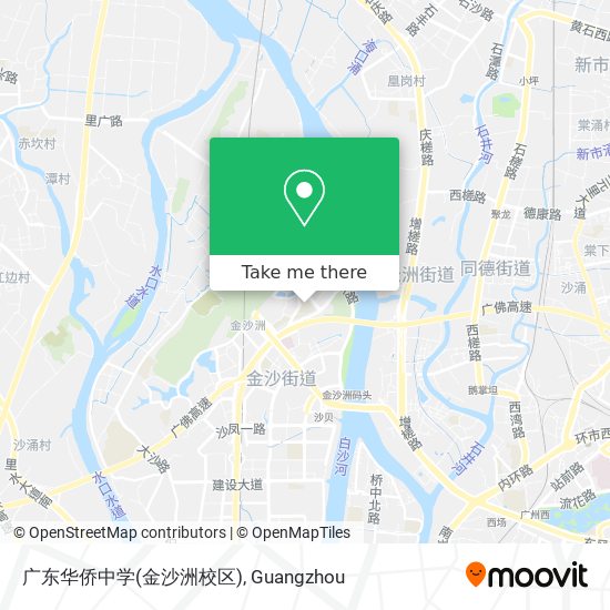 广东华侨中学(金沙洲校区) map