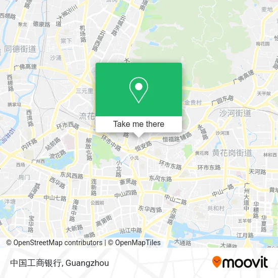 中国工商银行 map