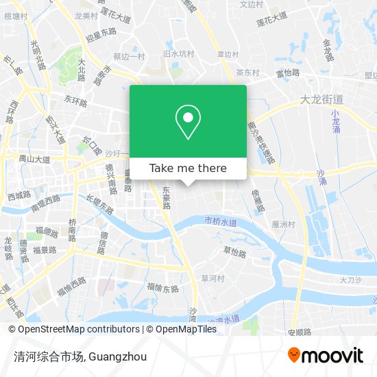 清河综合市场 map