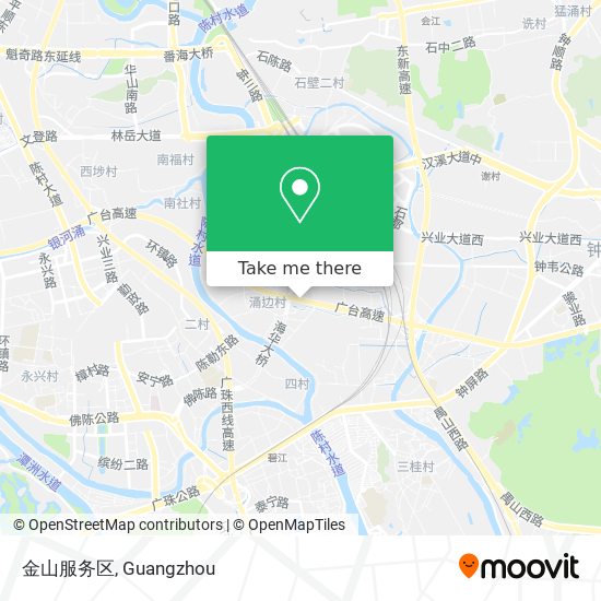 金山服务区 map
