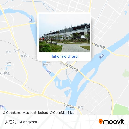 大旺站 map
