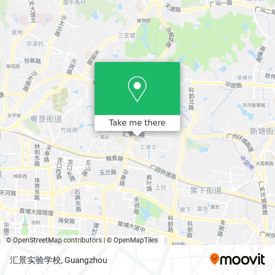 汇景实验学校 map