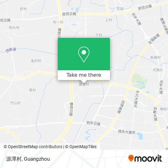 源潭村 map