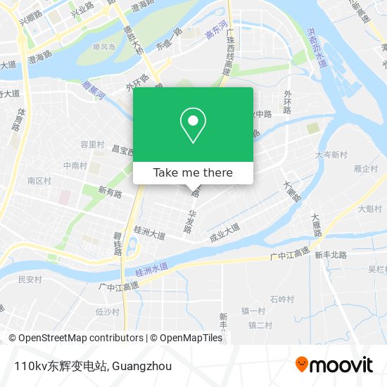 110kv东辉变电站 map