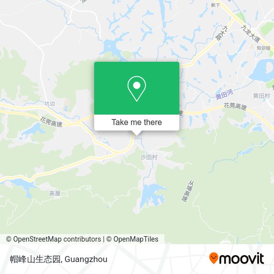 帽峰山生态园 map
