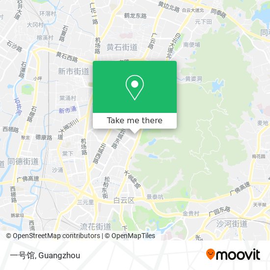 一号馆 map