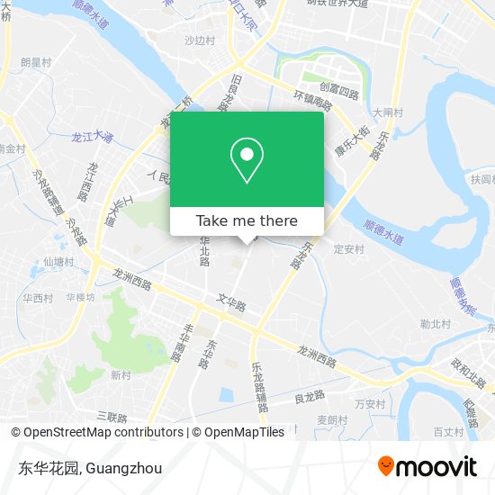 东华花园 map