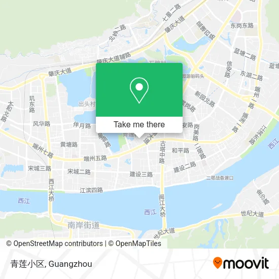 青莲小区 map