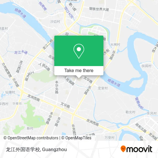 龙江外国语学校 map