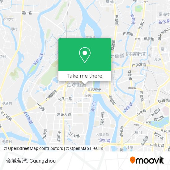 金域蓝湾 map