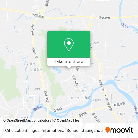Citic Lake Bilingual International School map
