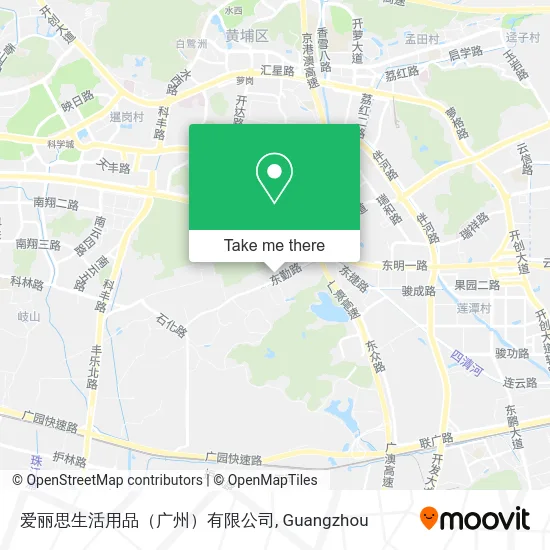 爱丽思生活用品（广州）有限公司 map