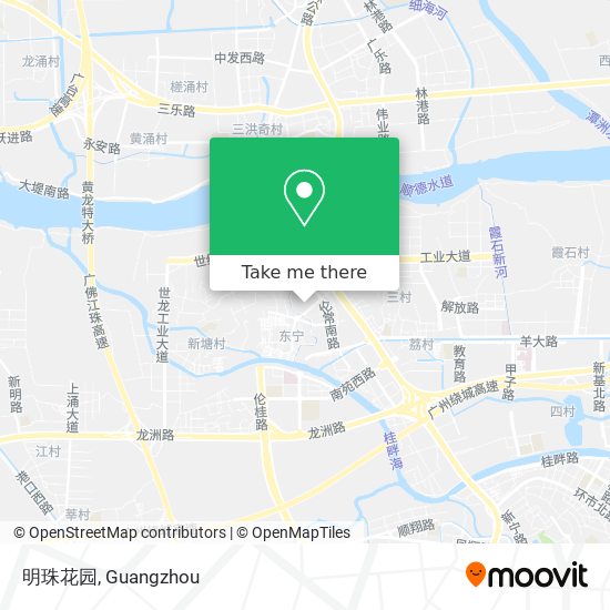 明珠花园 map