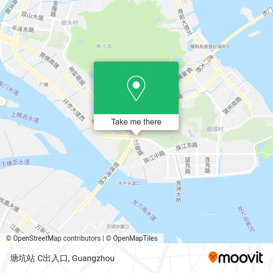 塘坑站 C出入口 map