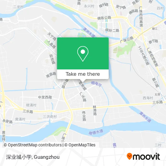 深业城小学 map