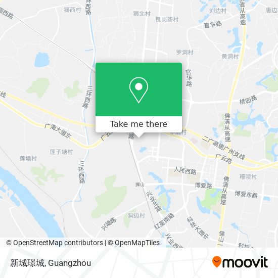 新城璟城 map