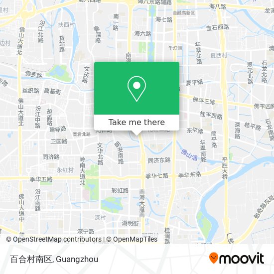 百合村南区 map