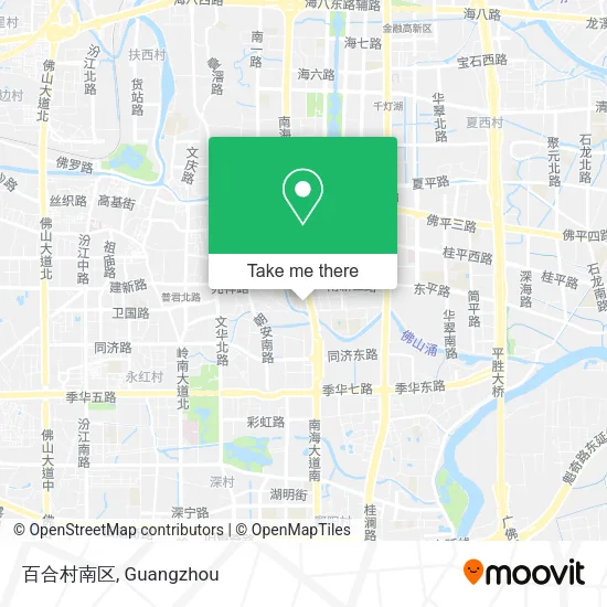 百合村南区 map