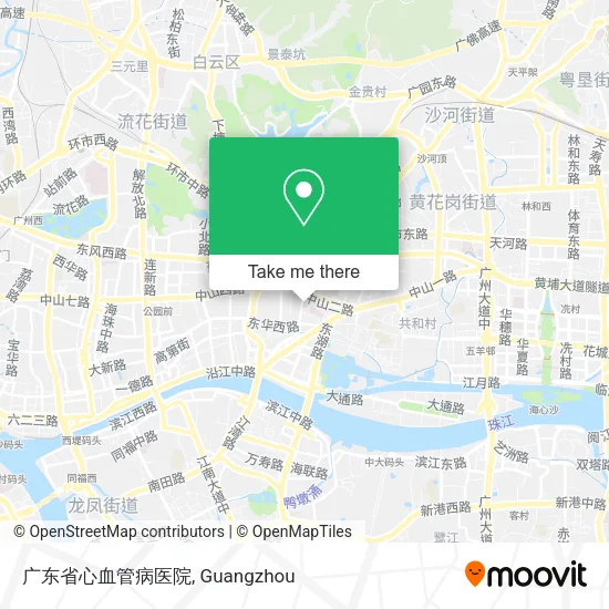 广东省心血管病医院 map