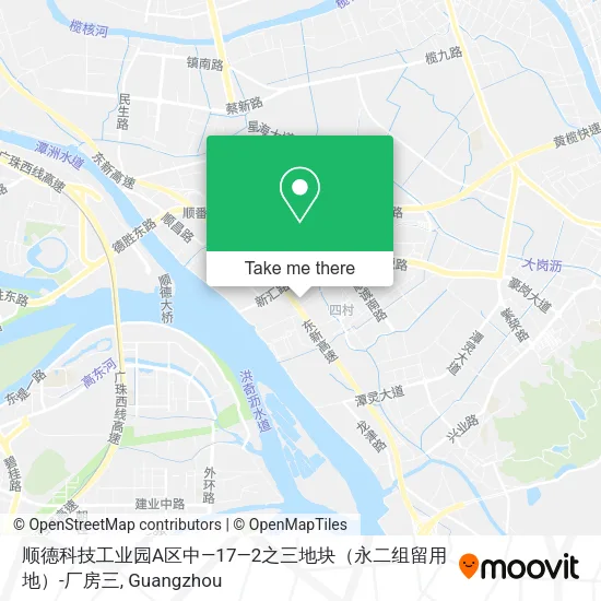 顺德科技工业园A区中—17—2之三地块（永二组留用地）-厂房三 map