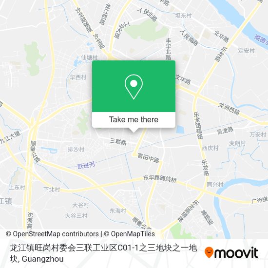 龙江镇旺岗村委会三联工业区C01-1之三地块之一地块 map