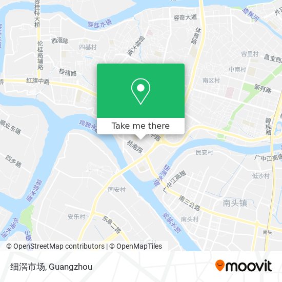 细滘市场 map