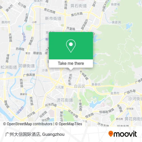 广州大信国际酒店 map