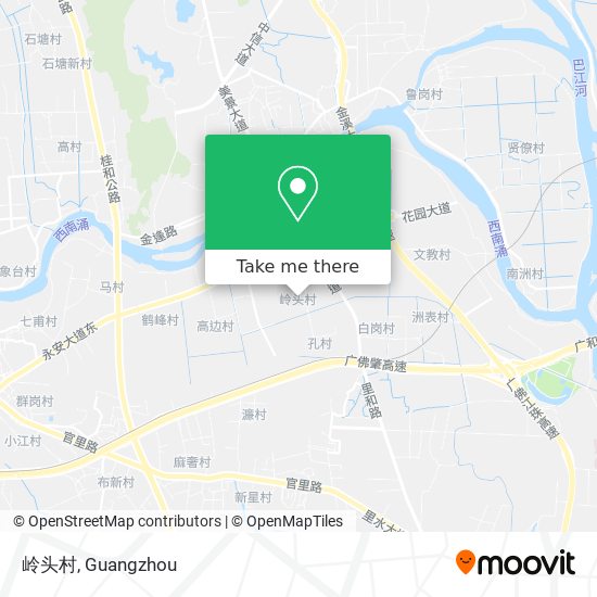 岭头村 map