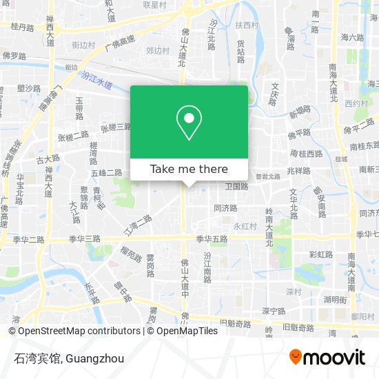 石湾宾馆 map