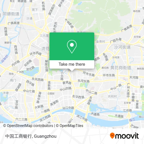 中国工商银行 map