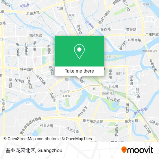 基业花园北区 map