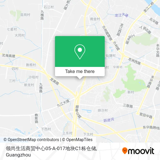 领尚生活商贸中心05-A-017地块C1栋仓储 map