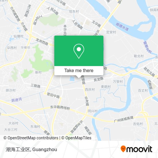 潮海工业区 map