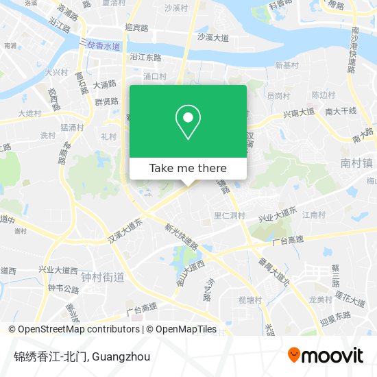 锦绣香江-北门 map
