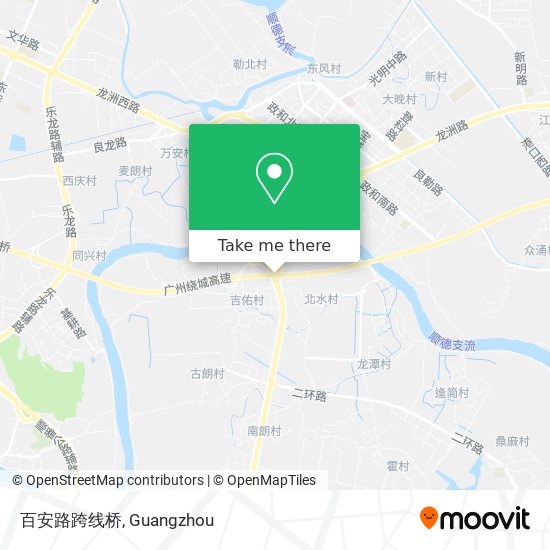 百安路跨线桥 map
