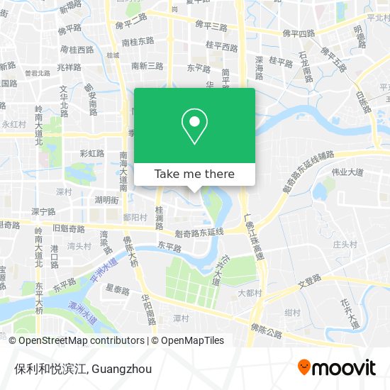 保利和悦滨江 map