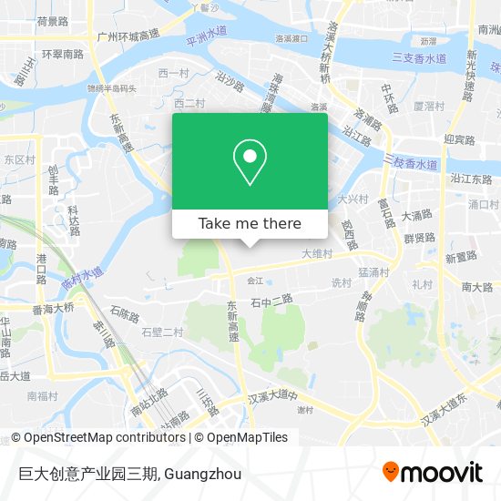 巨大创意产业园三期 map