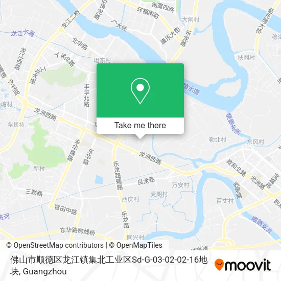 佛山市顺德区龙江镇集北工业区Sd-G-03-02-02-16地块 map