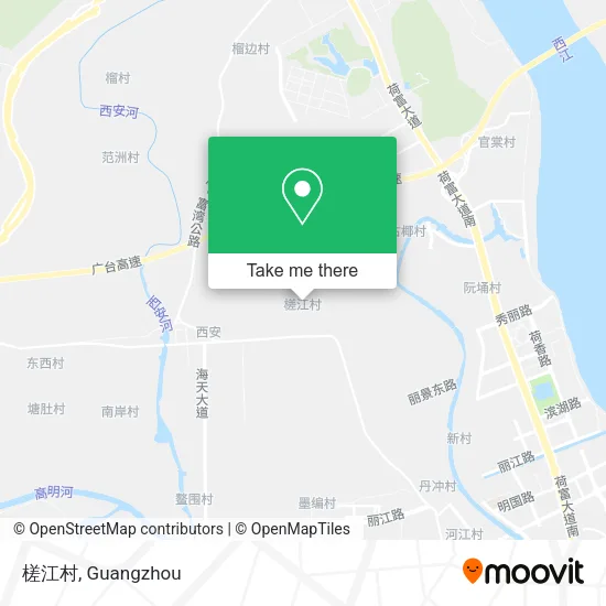 槎江村 map
